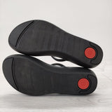 FitFlop UK3 US5 EU36 サンダル ブラック レディース フィットフロップ【中古】4-0610S◎