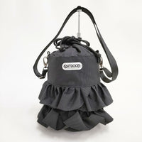 OUTDOOR PRODUCTS/FREAK'S STORE 別注 フリル ポーチ ショルダーバッグ ブラック レディース アウトドアプロダクツ/フリークスストア【中古】5-0423G∞