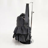 OUTDOOR PRODUCTS/FREAK'S STORE 別注 フリル ポーチ ショルダーバッグ ブラック レディース アウトドアプロダクツ/フリークスストア【中古】5-0423G∞