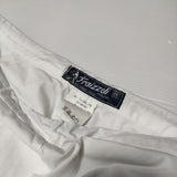 Fraizzoli イタリア製 聖林公司 ワイド コットン パンツ ホワイト レディース フライツォーリ【中古】4-0509G∞