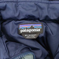 patagonia ボーイズ ビビーダウンフーデイ キッズM STY68310 ダウンジャケット ブルー ライトブルー レディース パタゴニア【中古】4-1105A♪