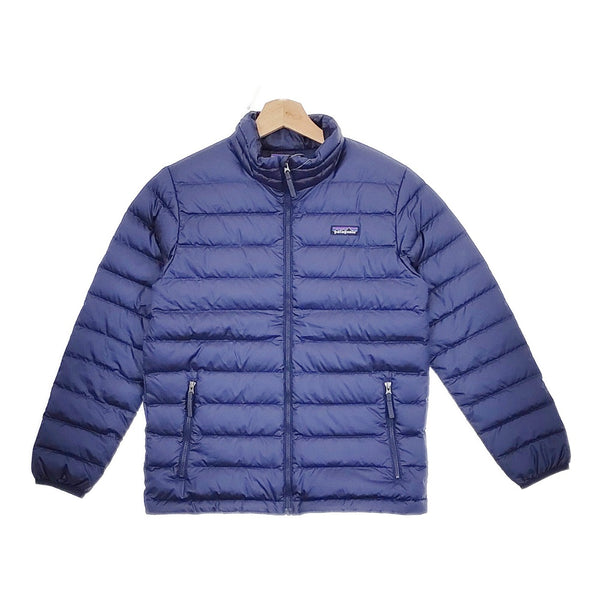 patagonia キッズL ボーイズダウンセーター STY68245 ダウンジャケット ネイビー レディース パタゴニア【中古】4-1105A♪