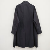 ANATOMICA シングルラグランコート 530-521-25 GABARDINE サイズ38 ステンカラーコート ネイビー レディース アナトミカ【中古】4-0423M♪