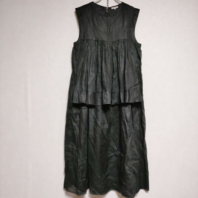 BLAMINK リネン ドレス S LI TUCK N/SL 7926-230-0254