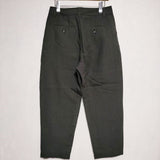 MARGARET HOWELL 578-2143010 LINEN TROUSER 定価35200円 パンツ 2022 チャコールグレー レディース マーガレットハウエル【中古】4-0509M∞