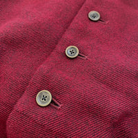 gasa 装いコート ウール リネン 13201-08201 サイズM コート エンジ レディース ガサ【中古】4-1123T△