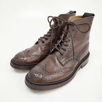 Tricker's MALTON カントリーブーツ ウイングチップ UK3.5‐4 L2508 ブーツ ブラウン レディース トリッカーズ【中古】4-1128T◎