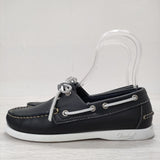 Paraboot/45R/45rpm 定価35200円 サイズ4 牛革 デッキシューズ ネイビー レディース パラブーツ/フォーティーファイブアールピーエム【中古】4-0523G◎