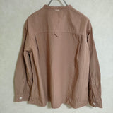 MHL. COMPACT COTTON POPLIN 定価25300円 595-4153501 長袖シャツ 2023AW ライトブラウン レディース エムエイチエル【中古】4-0521M△