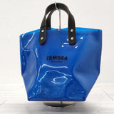 TEMBEA 新品 PVCビニール 定価16000円 トートバッグ ブルー レディース テンベア【中古】4-0612G◎