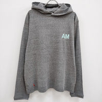 grown in the sun 新品 hooded LS Tee AM/7 定価18700円 サイズL プルオーバー パーカー グレー メンズ グローンインザサン【中古】4-0506M♪