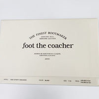foot the coacher 新品 NON-SPORTY SNEAKERS 7 1/2 定価59400円 シューズ・靴 ブラック メンズ フットザコーチャー【中古】4-0516G◎