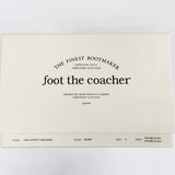 foot the coacher 新品 NON-SPORTY SNEAKERS 9 定価59400円 シューズ・靴 ブラック メンズ フットザコーチャー【中古】4-0516G◎#