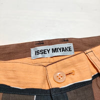 ISSEY MIYAKE 90年代 プリント IM81-FF060 サイズL パンツ マルチカラー レディース イッセイミヤケ【中古】4-0529G△