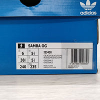 adidas SAMBA OG サンバ IE3438 サイズ24cm スニーカー ブラック レディース アディダス【中古】4-0610G◎