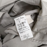 nest Robe cotton linen asymmetry salopette pants サスペンダーパンツ 01201-1421 サロペット グレー ネストローブ【中古】4-0602M♪
