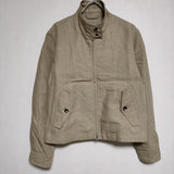 MARGARET HOWELL 578-2125001 DENSE LINEN POPLIN スウィングトップ  ジャケット 2021 ベージュ レディース マーガレットハウエル【中古】4-0601M∞