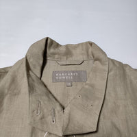 MARGARET HOWELL 578-2125001 DENSE LINEN POPLIN スウィングトップ  ジャケット 2021 ベージュ レディース マーガレットハウエル【中古】4-0601M∞