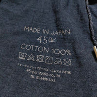 45R/45rpm サイズ3 コットン 長袖Ｔシャツ カットソー ロンＴ ネイビー レディース フォーティーファイブアールピーエム【中古】4-0613M△