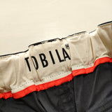 TOBILA サイドライン 刺繍 サイズM ロングスカート ブラック レディース トビラ【中古】4-0613G△