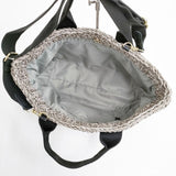 HAYNI ヘイニ カゴバッグ トートバッグ 2way ショルダーバッグ グレー レディース【中古】5-0406G∞