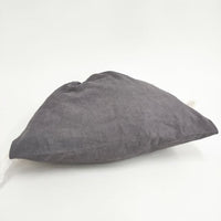 ANVOCOEUR 巾着 フリンジ トートバッグ グレー レディース アンヴォクール【中古】5-0406G∞