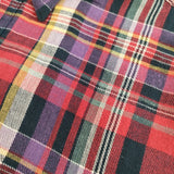 POLO RALPH LAUREN ガーゼ素材 チェック 長袖シャツ レッド パープル メンズ ポロ・ラルフローレン【中古】5-0312M∞