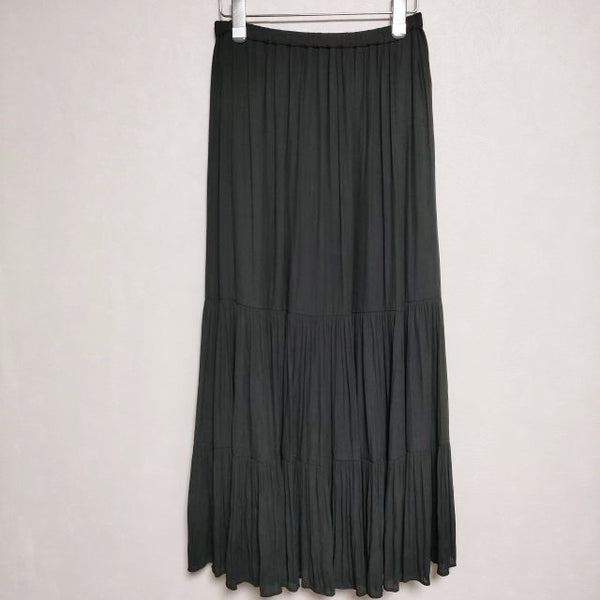 Enchainement Tiered Skirt ティアードスカート 7033930 ロングスカート ブラック レディース アンシェヌマン【中古】4-0522M∞