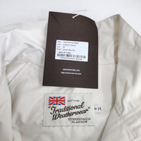 Traditional Weatherwear ELGIN LONG フィールドコート エルガンロング 38 ホワイト メンズ トラディショナルウェザーウェア【中古】4-0508M♪