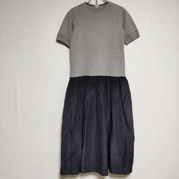 Scye 1217-21113 Tシャツスカート ドッキング  ワンピース グレー レディース サイ【中古】4-0605S∞