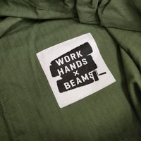 BEAMS WORK HANDS WHB15S009 サイズF スカート カーキ レディース ビームス【中古】4-0604M♪