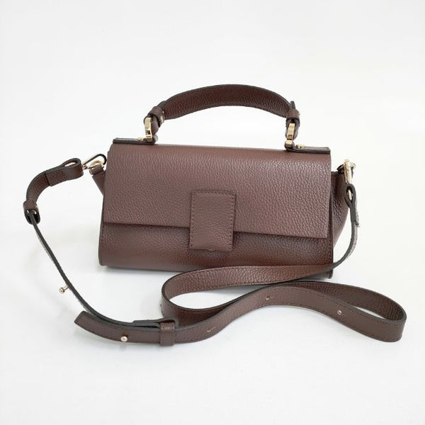 IENA LORISTELLA ロリステッラ 別注 新品 ハンドルバッグ 定価26400円 レザー 牛革 ショルダーバッグ 22SS ブラウン レディース イエナ【中古】5-0406G∞