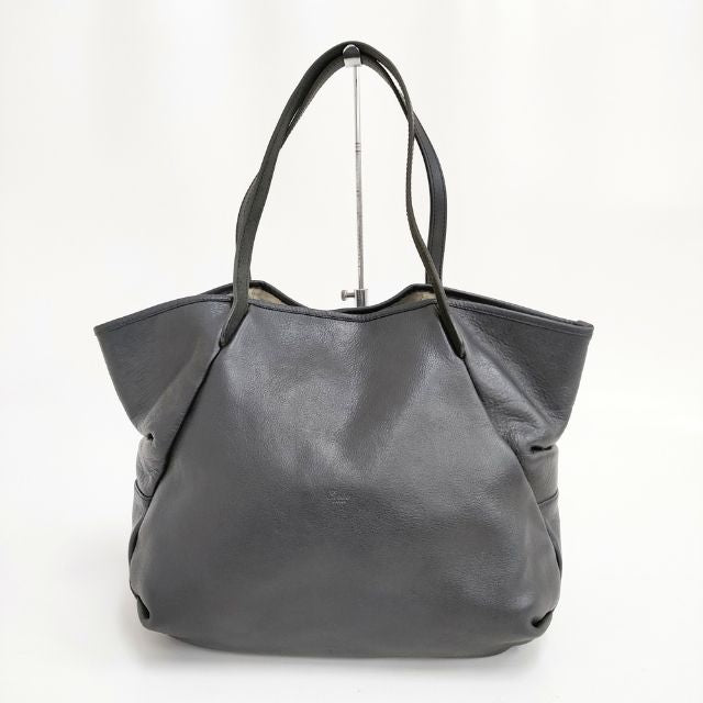 Ense レザー トートバッグ ブラック レディース アンサ【中古】5-0406G∞ Ense レザー トートバッグ ブラック レディース アンサ【中古】5-0406G