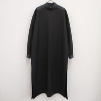 THE RERACS バックジップスリットドレス 36 定価61600円 23FW-REOP-122L ワンピース 23AW ブラック レディース ザリラクス【中古】4-0508T♪