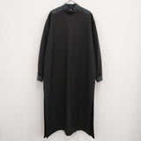 THE RERACS バックジップスリットドレス 36 定価61600円 23FW-REOP-122L ワンピース 23AW ブラック レディース ザリラクス【中古】4-0508T♪