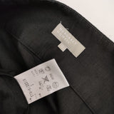 MARGARET HOWELL 578-6132016 リネン サイズ1 ロングスカート ブラック レディース マーガレットハウエル【中古】4-0603M♪
