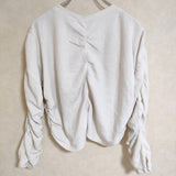 kin シャーリングカットソー 定価18700円 カットソー アイボリー レディース キン【中古】4-0529M△
