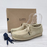 Clarks ワラビー スウェード UK5 1/2 シューズ・靴 ベージュ レディース クラークス【中古】4-0616G◎