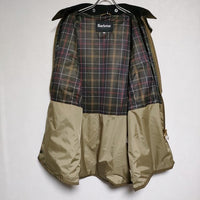 Barbour Bshop別注 BEAUFORT ミドルコート ノンワックス 定価46200円 ジャケット ベージュ レディース バブアー【中古】4-1019T∞