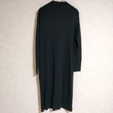 coen 新品 リブアミロングカーディガン サイズF カーディガン ブラック レディース コーエン【中古】4-1001T△