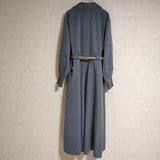 Ameri VINTAGE LONG COAT LIKE BELT DRESS ベルト付き 01010530130 ワンピース グレー レディース アメリヴィンテージ【中古】4-0705M△