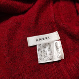 Ameri VINTAGE 01920141290 サイズF モヘヤ混 ニット レッド レディース アメリヴィンテージ【中古】4-1001T△