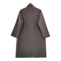 evam eva angora robe coat E173T157 アンゴラ ローブ コート ロング カーディガン チャコールグレー レディース エヴァムエヴァ【中古】4-1218T∞