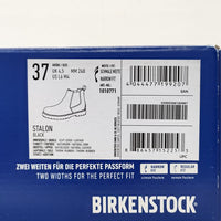 BIRKENSTOCK STALON サイズ37 240 レザー サイドゴア ブーツ ブラック レディース ビルケンシュトック【中古】4-0616G◎