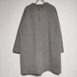 evam eva press wool coat プレス ウールコート E183K062 コート グレー レディース エヴァムエヴァ【中古】4-1016T∞