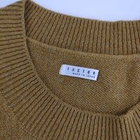FACTORY キャメルニット ワンピース キャメル レディース ファクトリー【中古】4-1218T∞