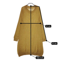 FACTORY キャメルニット ワンピース キャメル レディース ファクトリー【中古】4-1218T∞
