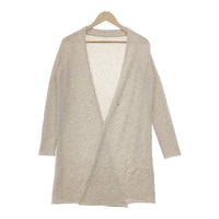 evam eva cashmere robe E143K059 カシミヤ ローブ 羽織 カーディガン ベージュ レディース エヴァムエヴァ【中古】4-1218T∞