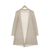 evam eva cashmere robe E143K059 カシミヤ ローブ 羽織 カーディガン ベージュ レディース エヴァムエヴァ【中古】4-1218T∞