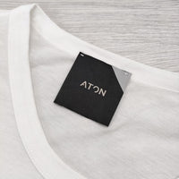 ATON コットンTシャツ カットソー サイズ06 半袖Ｔシャツ カットソー ホワイト メンズ エイトン【中古】4-0801S◎